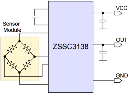 ZSSC3138 - Application Circuit