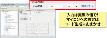 入力は実際の値で 