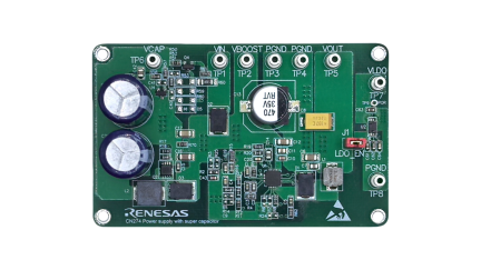 Buck-Boost Last Gasp Power Supply for Energy Meters Reference Design Board - Top