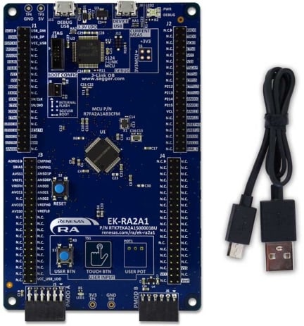 EK-RA2A1 Evaluation Kit Contents