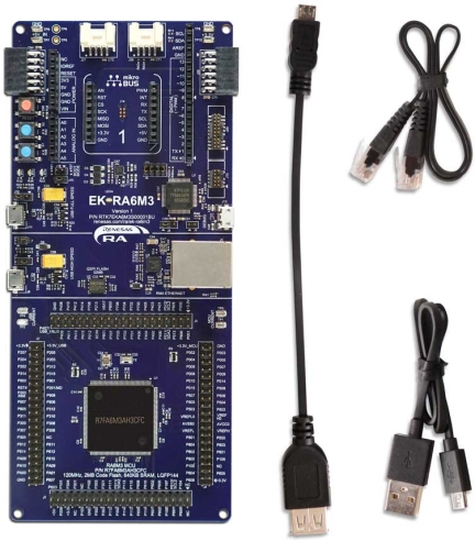 EK-RA6M3 Evaluation Board with Cable