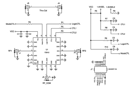 F2912EVBI Evaluation Kit Application Circuit Diagram