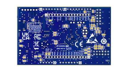 Fast Prototyping Board for RA0E1 - Bottom