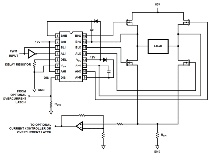 HIP4082 Functional Diagram