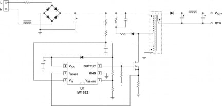 iW1692 Typical Applications Diagram