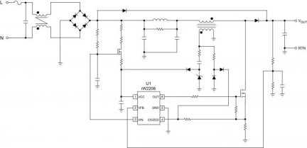 iW2206 Typical Applications Diagram