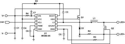 iW380-4x Typical Applications Diagram