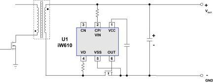 iW610 Low-Side Typical Applications Diagram
