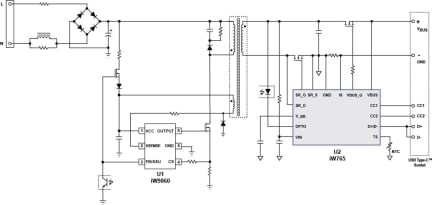 iW765 + iW9860 Typical Applications Diagram