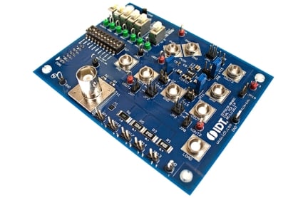 IDTP9120, IDTP9122 Evaluation Board - side view