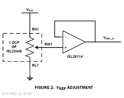 ISL23448 Functional Diagram