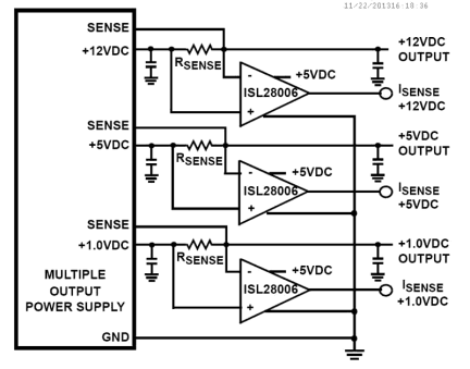 ISL28006 Functional Diagram