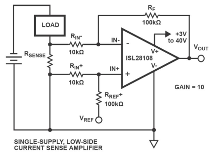 ISL28108_ISL28x08 Functional Diagram