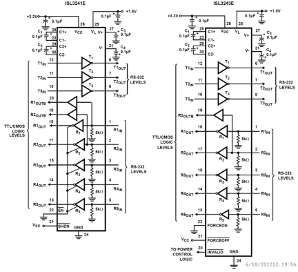 ISL3241E_ISL3243E Functional Diagram