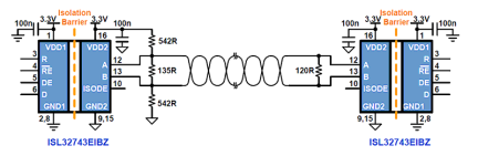 ISL32743E Functional Diagram