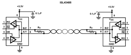 ISL43485 Functional Diagram