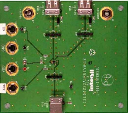 ISL54222AIRUEVAL1Z High-Speed Multiplexer Eval Board