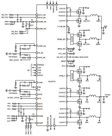 ISL6277A Functional Diagram