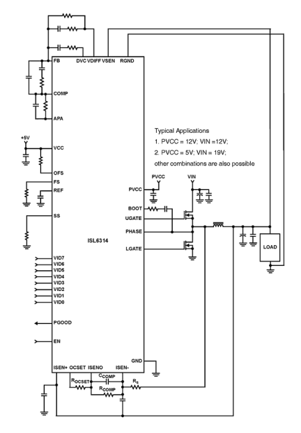 ISL6314 Functional Diagram