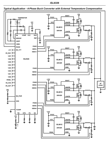 ISL6326 Functional Diagram