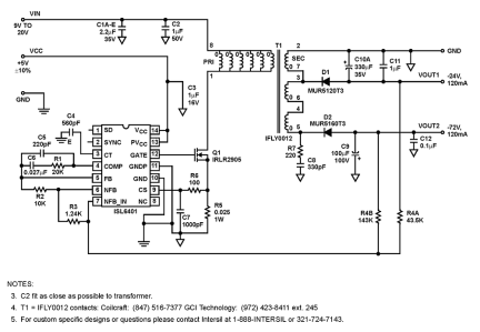 ISL6401 Functional Diagram