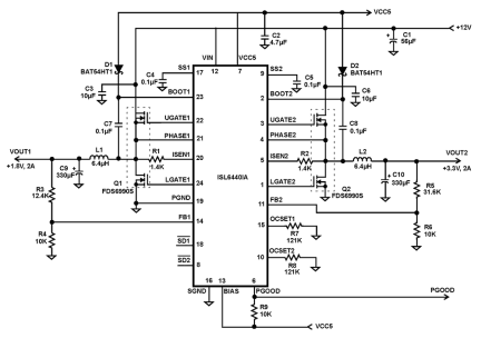 ISL6440 Functional Diagram