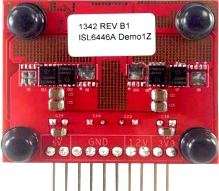 ISL6446ADEMO1Z Dual PWM and Linear Controller Demo Board Bottom