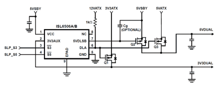 ISL6506A_ISL6506B Functional Diagram