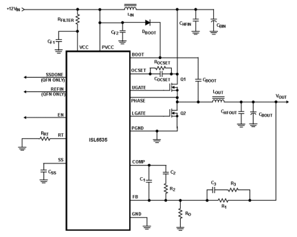 ISL6535 Functional Diagram