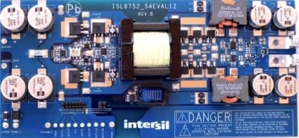 ISL6752/54EVAL1Z ZVS Full-Bridge PWM Controller Eval Board
