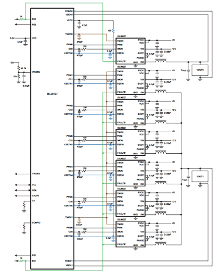 ISL68127 Functional Diagram