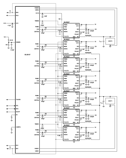 ISL68147 Functional Diagram