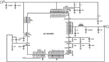 ISL70002SEH Functional Diagram
