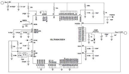 ISL70003ASEH Functional Diagram