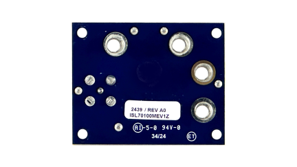 ISL70100MVZEV1Z 評価ボード - 底面