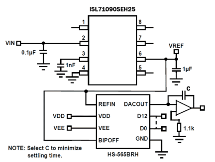 ISL71090SEH25 Functional Diagram