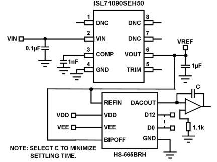 ISL71090SEH50 Functional Diagram