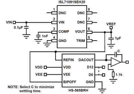 ISL71091SEH20 Functional Diagram