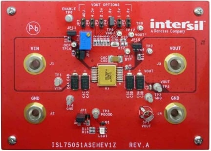 ISL75051ASEHEV1Z Evaluation Board