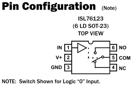 ISL76123 Functional Diagram