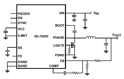ISL78205 Functional Diagram