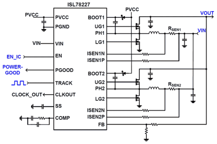 ISL78227 Functional Diagram