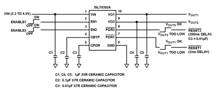 ISL78302A Functional Diagram