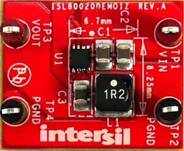 ISL80020ADEMO1Z Buck Converter Demo Board