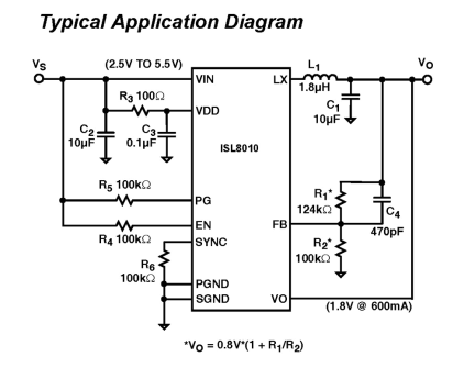 ISL8010 Functional Diagram