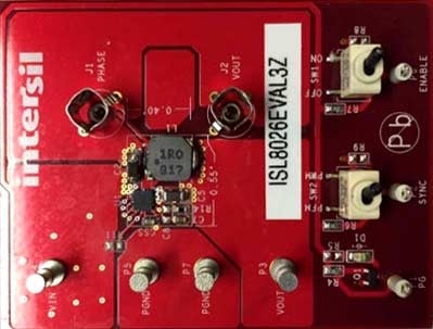 ISL8026EVAL3Z Buck Regulator Eval Board