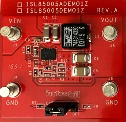 ISL85005DEMO1Z 5V Sync Buck Regulator Demo Board