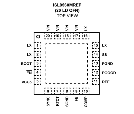 ISL8560MR Functional Diagram