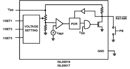 ISL88016_ISL88017 Functional Diagram