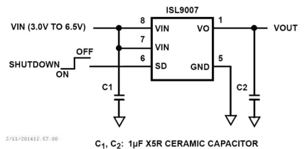 ISL9007 Functional Diagram
